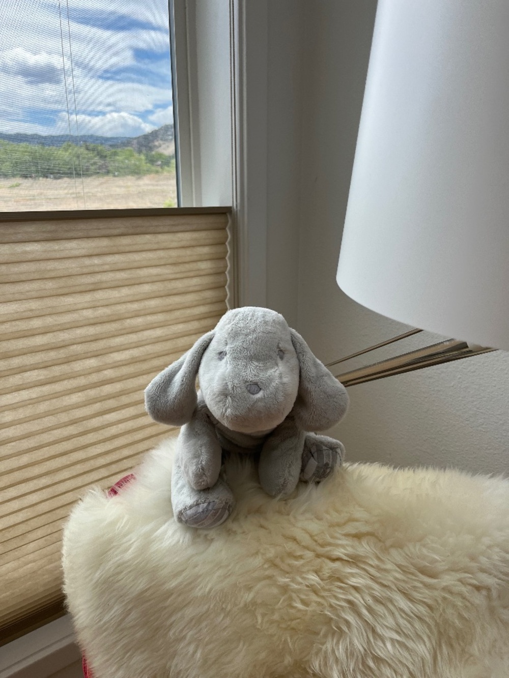 Tartine Et Chocolat 9" Gray Dog Puppy Plush Bean Bag NWT Lucien Le Chien, New